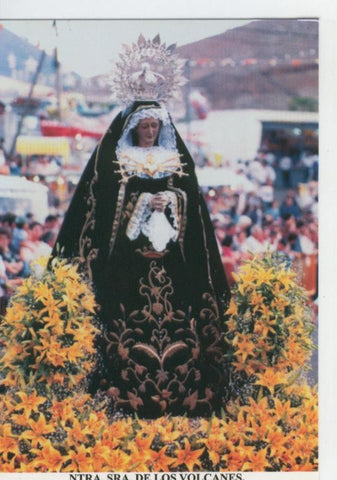 Postal Virgenes 324 : Nuestra Señora de los Volcanes, patrona de Lanzarote
