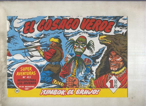 El Cosaco Verde facsimil de Ediciones B numero 058