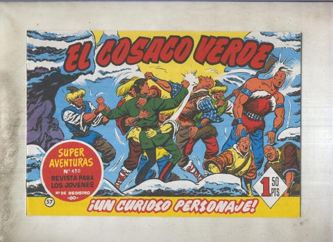 El Cosaco Verde facsimil de Ediciones B numero 057