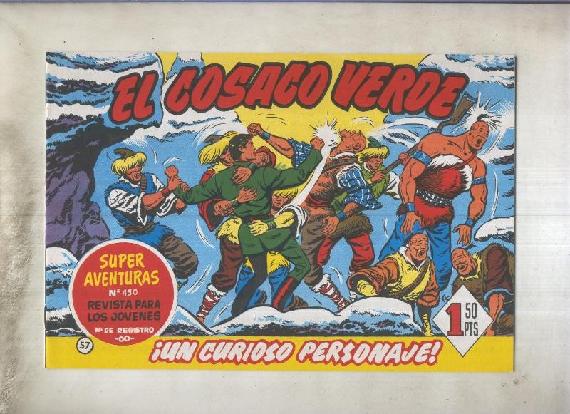 El Cosaco Verde facsimil de Ediciones B numero 057