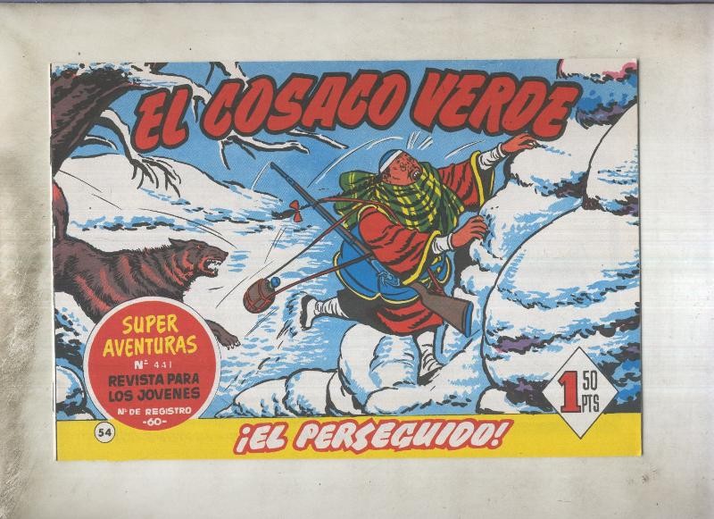El Cosaco Verde facsimil de Ediciones B numero 054