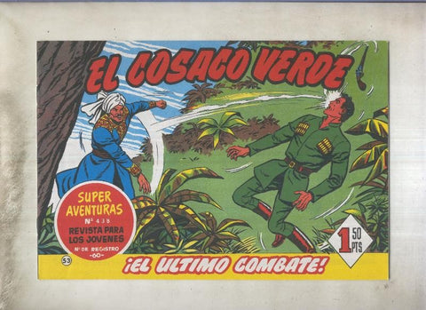 El Cosaco Verde facsimil de Ediciones B numero 053
