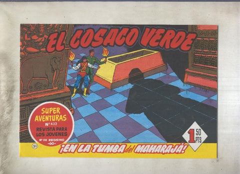 El Cosaco Verde facsimil de Ediciones B numero 051
