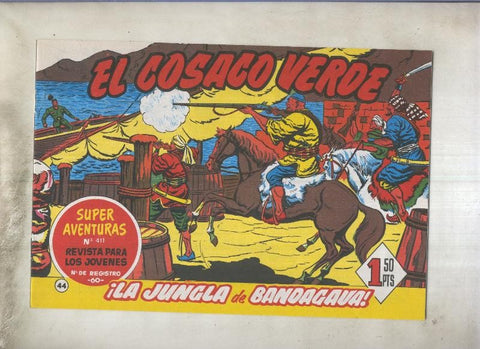 El Cosaco Verde facsimil de Ediciones B numero 044