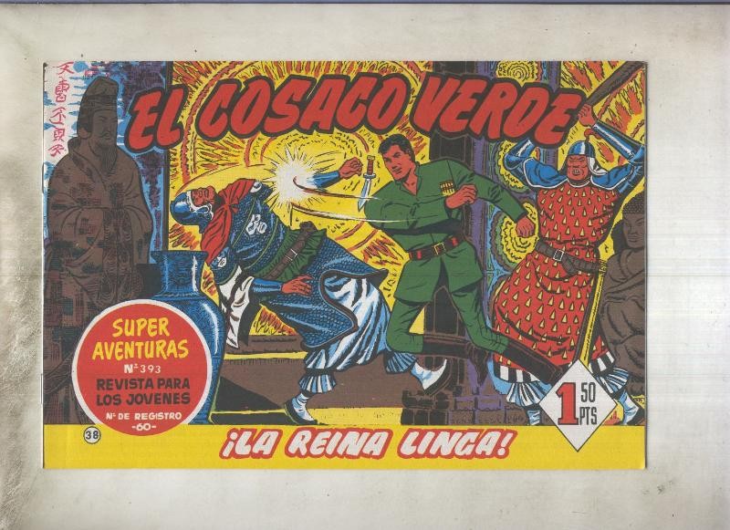 El Cosaco Verde facsimil de Ediciones B numero 038