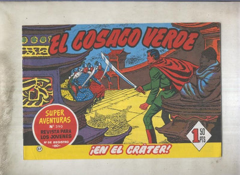 El Cosaco Verde facsimil de Ediciones B numero 037