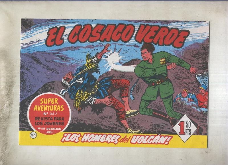 El Cosaco Verde facsimil de Ediciones B numero 036