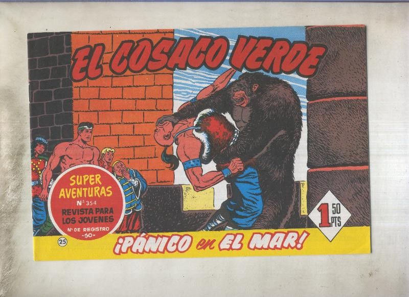 El Cosaco Verde facsimil de Ediciones B numero 025