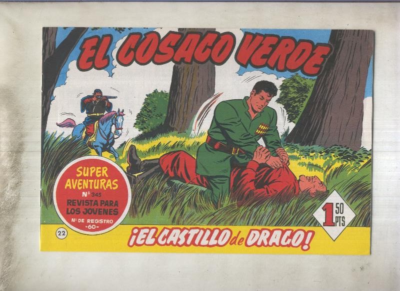 El Cosaco Verde facsimil de Ediciones B numero 022