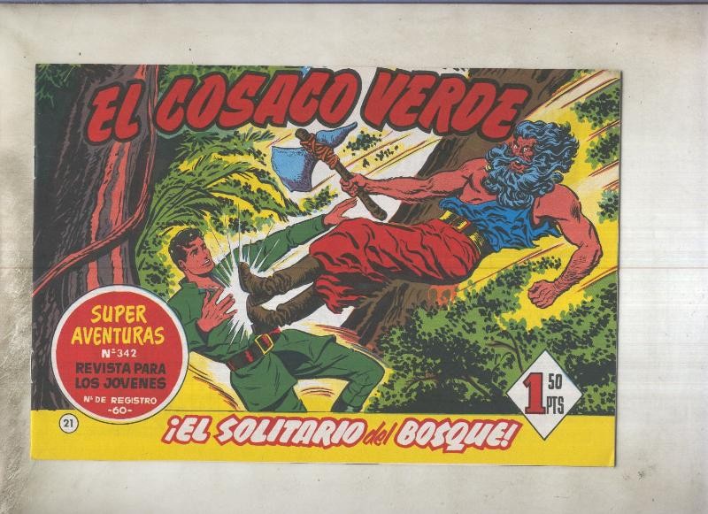 El Cosaco Verde facsimil de Ediciones B numero 021