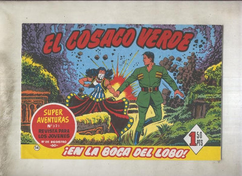 El Cosaco Verde facsimil de Ediciones B numero 014