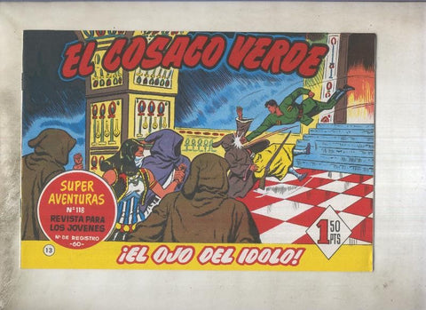 El Cosaco Verde facsimil de Ediciones B numero 013