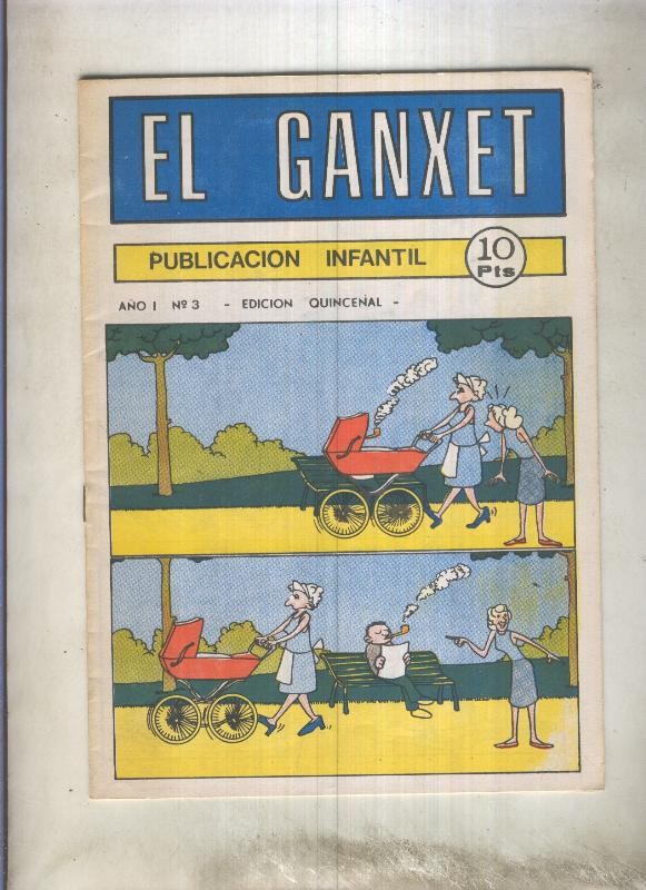 El Ganxet, revista infantil de humor año 1975 numero 03