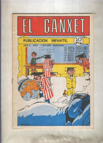 El Ganxet, revista infantil de humor año 1975 numero 06