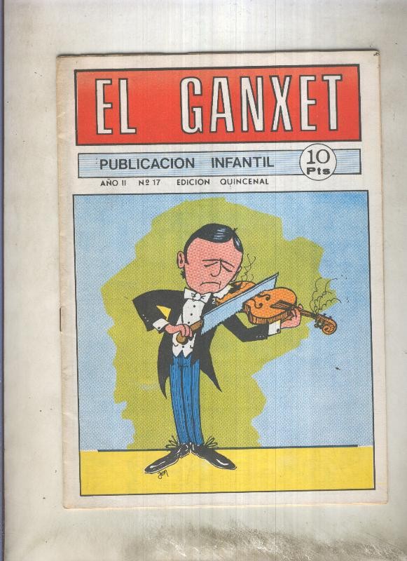El Ganxet, revista infantil de humor año 1975 numero 17