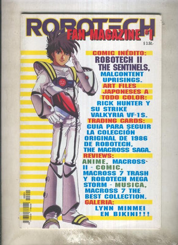 Robotech Fan Magazine numero 1 (fanzine tematica manga)