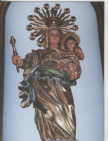 Postal 008708: Virgen Ntra Sra de las Nieves, patrona de San Quintin de Mediona, Barcelona