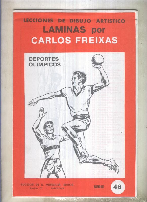 Lecciones de dibujo artistico serie numero 48: Deportes Olimpicos por Carlos Freixas