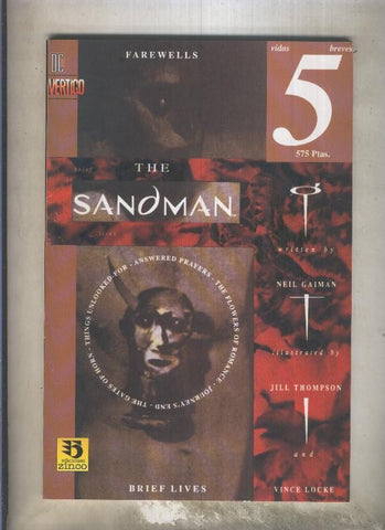 Sandman prestigio numero 13: Vidas breves numero 5