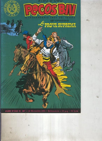 Pecos Bill numero 287 La prova suprema