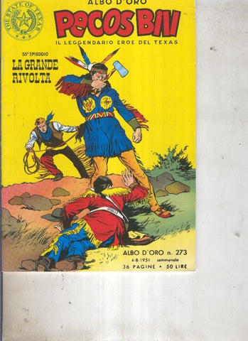 Pecos Bill numero 273 La grande rivolta