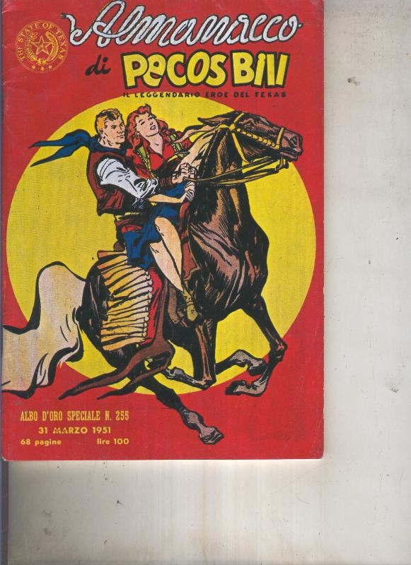 Pecos Bill numero 255 Almanacco di Peccos Bill