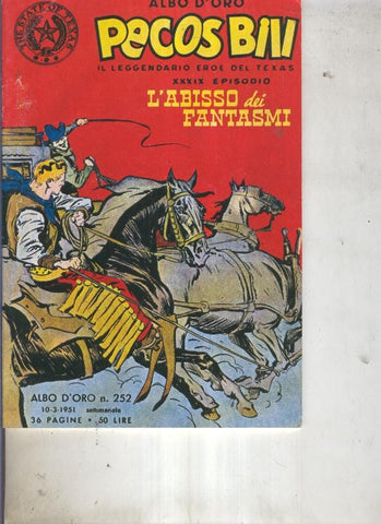 Pecos Bill numero 252 Labisso dei fanstasmi