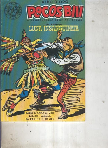Pecos Bill numero 238 Luna Insanguinata