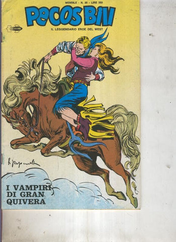 Pecos Bill numero 20 I vampiri di gran quivera