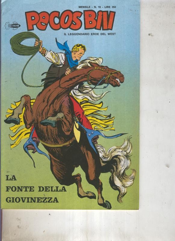Pecos Bill numero 19 La fonte della giovinezza