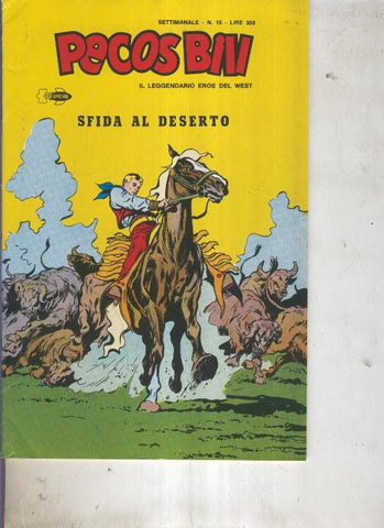 Pecos Bill numero 15 Sfida al deserto