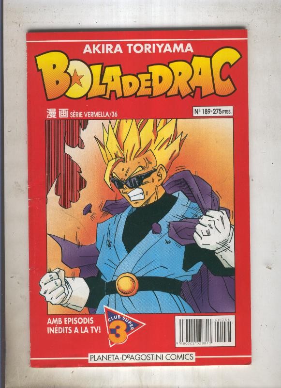 Bola de Drac serie roja numero 36 (algo aviejado)
