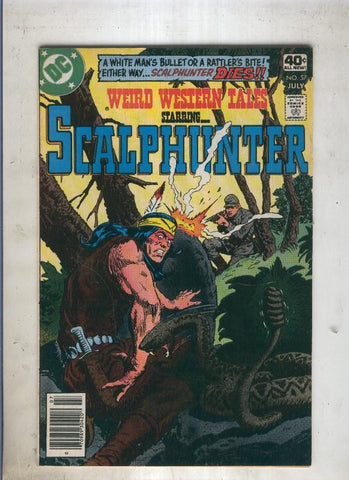 Weird Western Tales SCALPHUNTER numero 57