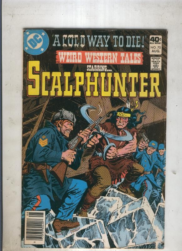 Weird Western Tales SCALPHUNTER numero 70