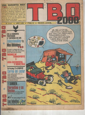 TBO 2000 numero 2092 (numerado 2 en trasera)