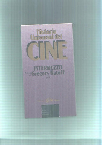 VIDEO VHS: Historia Universal del Cine: Intermezo