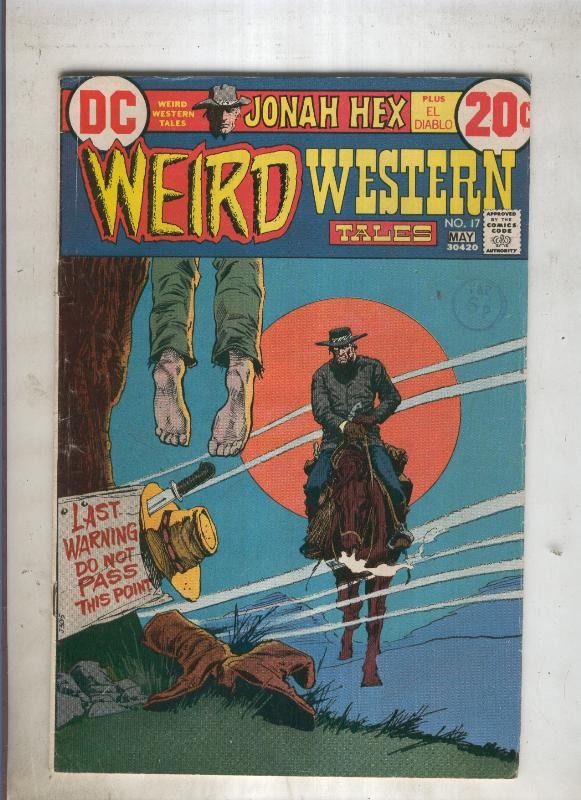 WEIRD WESTERN TALES 1971 Numero 17