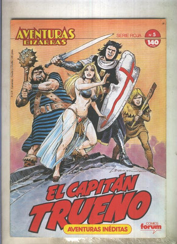 Planeta: Aventuras Bizarras: El Capitan Trueno numero 05