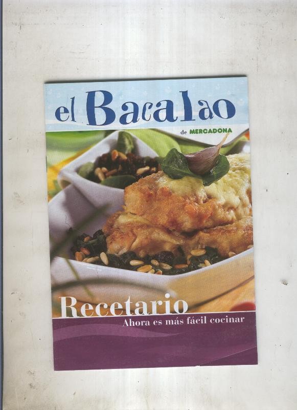 El Bacalao de Mercadona, recetario