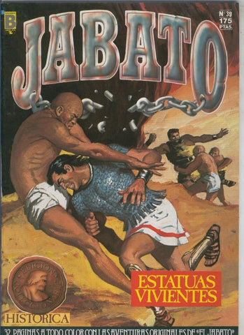 Jabato color primera edicion numero 039:Estatuas vivientes