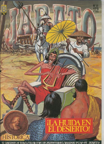 Jabato color primera edicion numero 051:La huida en el desierto