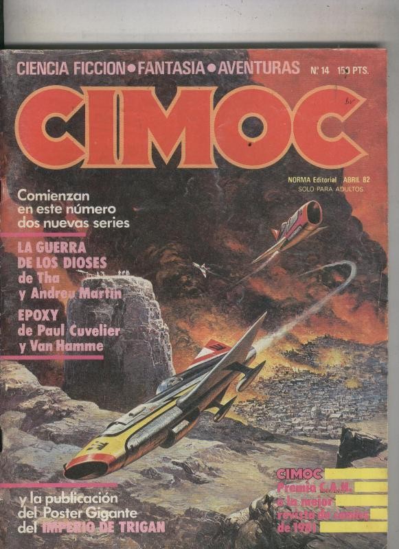 Cimoc revista numero 014: Hombre (jose ortiz)