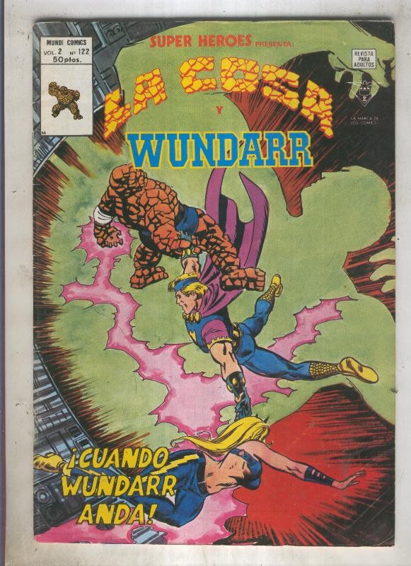 SUPER HEROES numero 122: LA COSA (2 contraportada)