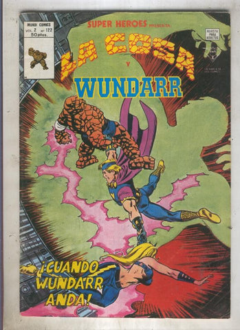 SUPER HEROES numero 122: LA COSA (2 contraportada)