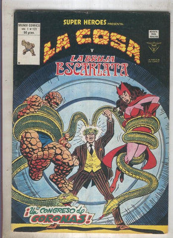 SUPER HEROES numero 131: LA COSA (3 contraportada)