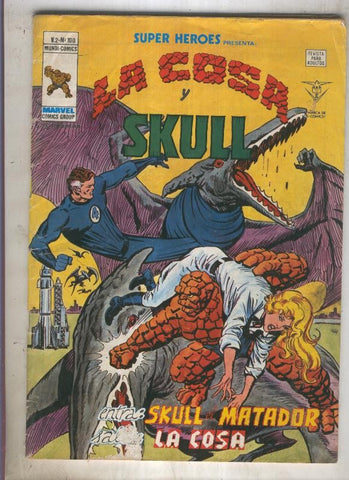 SUPER HEROES numero 100: LA COSA (2 contraportada)