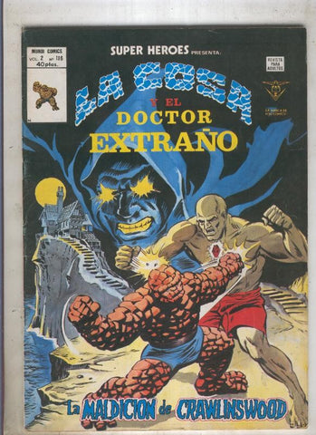SUPER HEROES numero 116: LA COSA (1 contraportada)