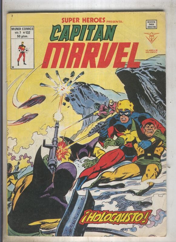 SUPER HEROES numero 132: CAPITAN MARVEL (4contraportada)