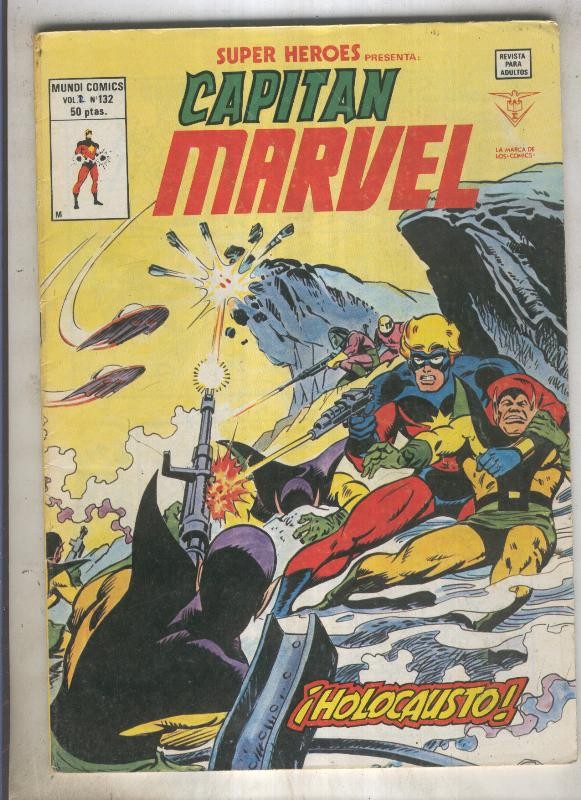 SUPER HEROES numero 132: CAPITAN MARVEL (2contraportada)