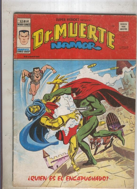 SUPER HEROES numero 068: DR MUERTE (2contraportada)